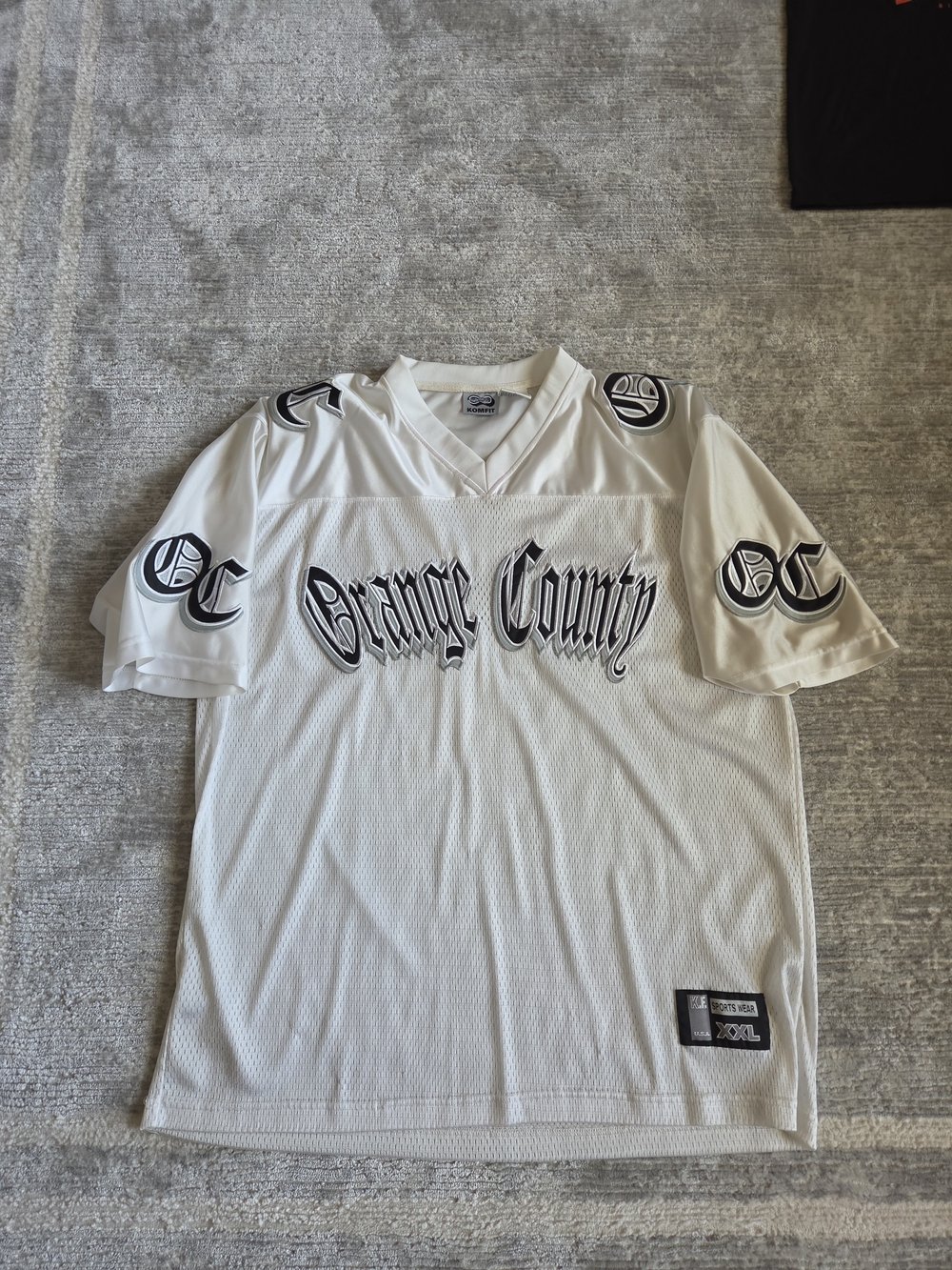 Orange County White Mesh Jersey - Size XXL